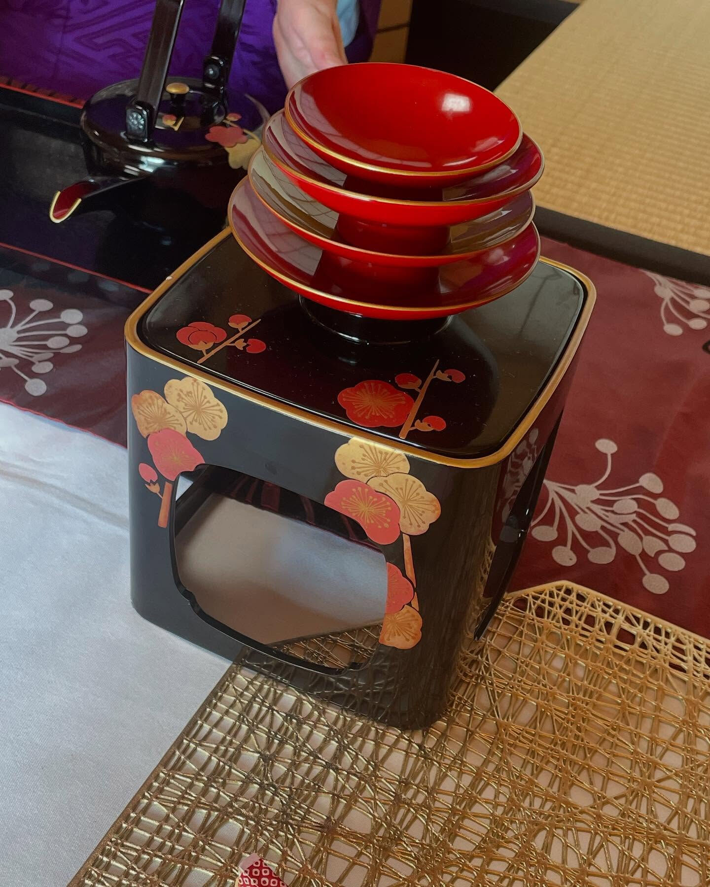 2025年　テーブル茶道初稽古